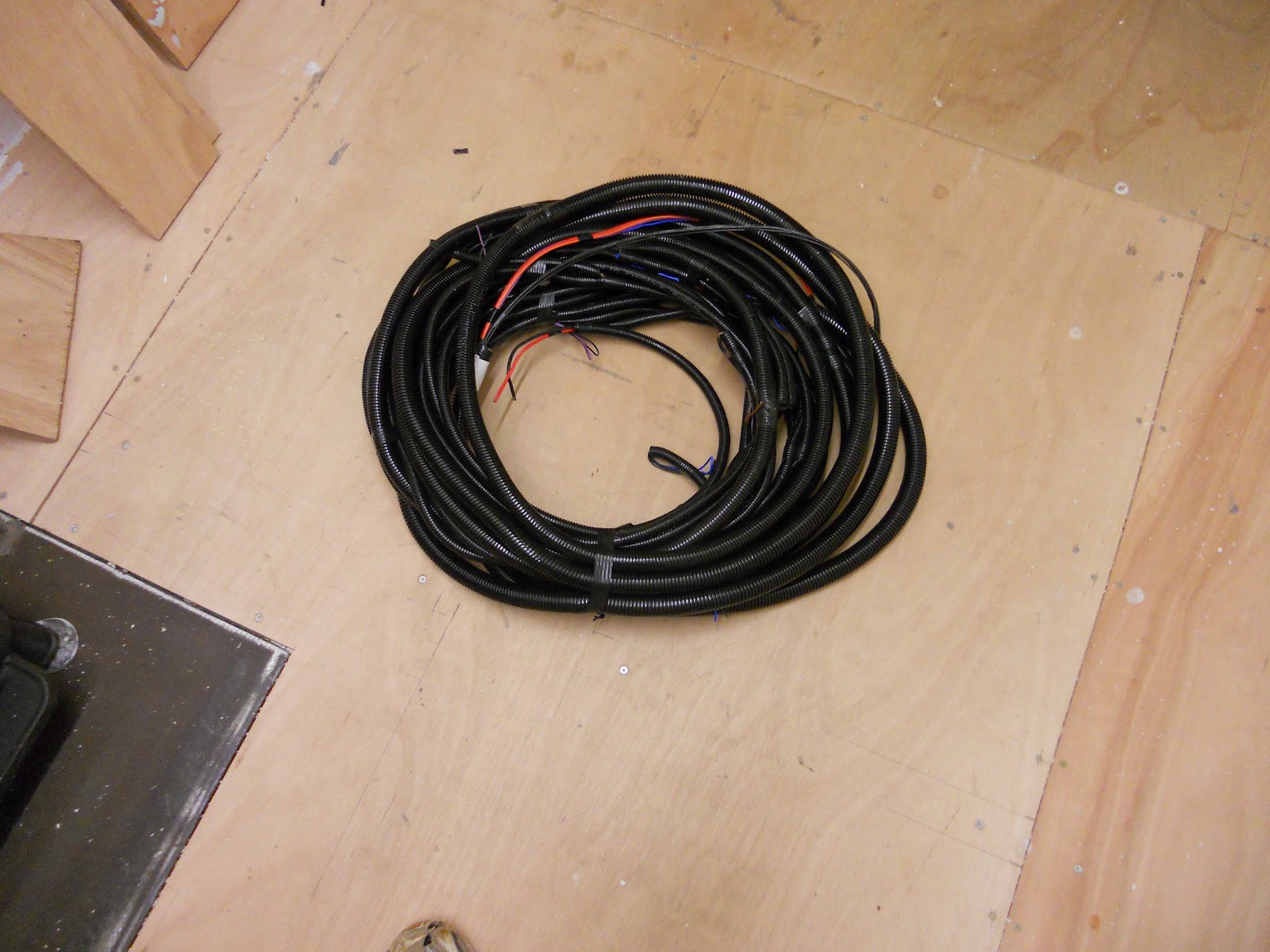 Harris & Watson Narrowboat Build: Wiring harness installation