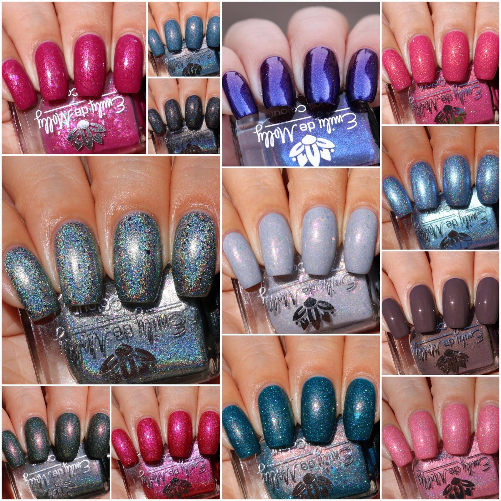 Emily de Molly January 2018 Limited Edition Polishes - Swatches & Review by Olivia Jade Nails