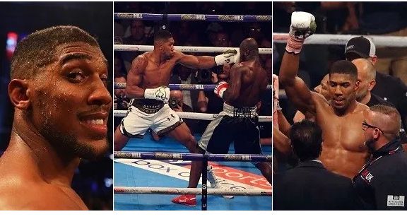 Anthony Joshua exhausted Carlos Takam by TKO
