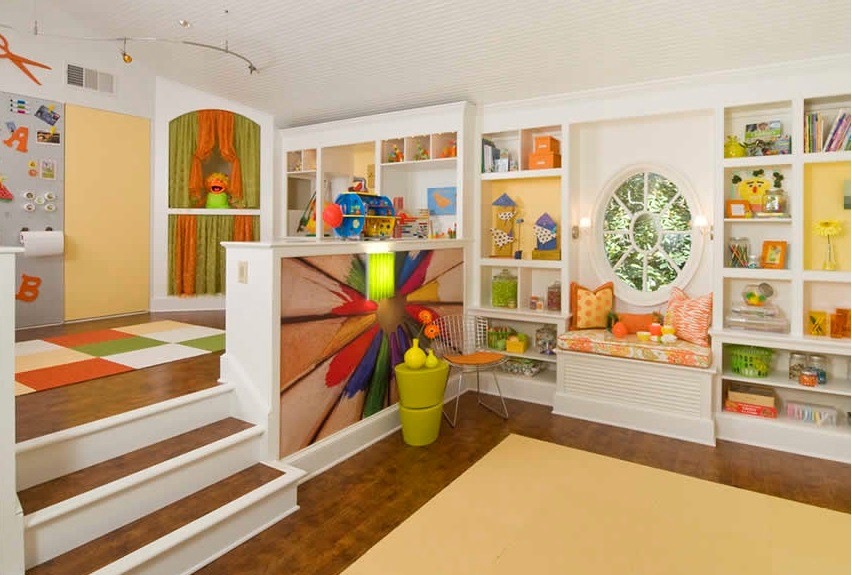Cool Kids Playroom Colorful Interior Latest
