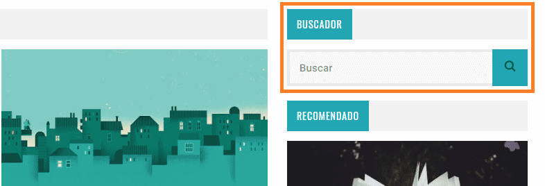 widget busqueda blog