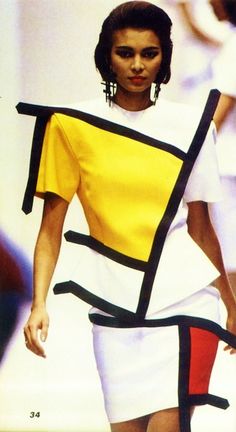 Always Late: Friday Inspiration: The Mondrian Art in Fashion