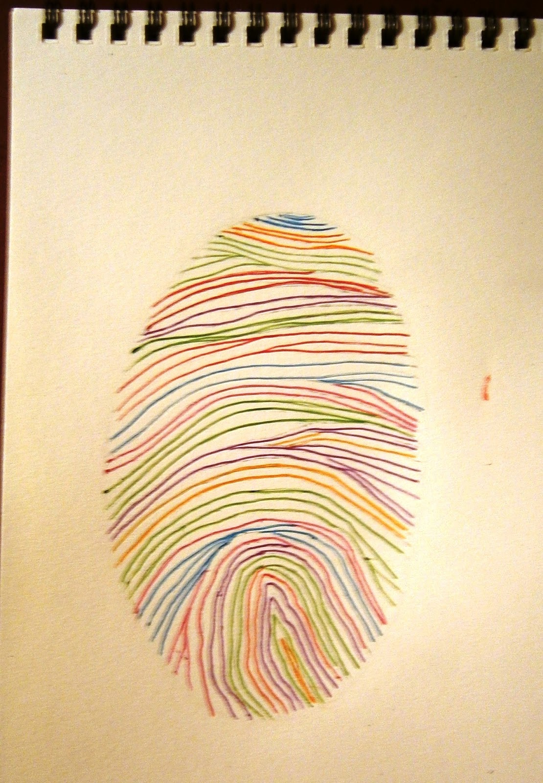 Tom Wagen's Art Fingerprint (Colored Inks)