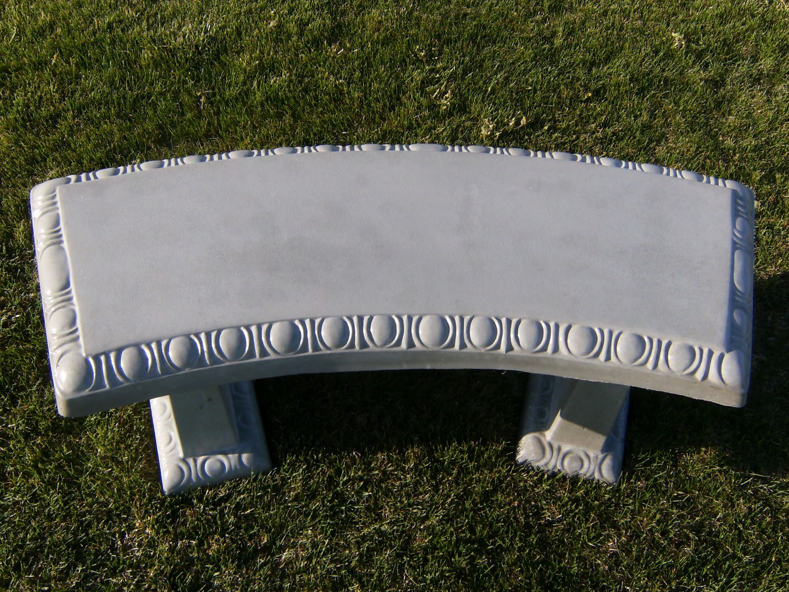 concrete yard decor BENCHES