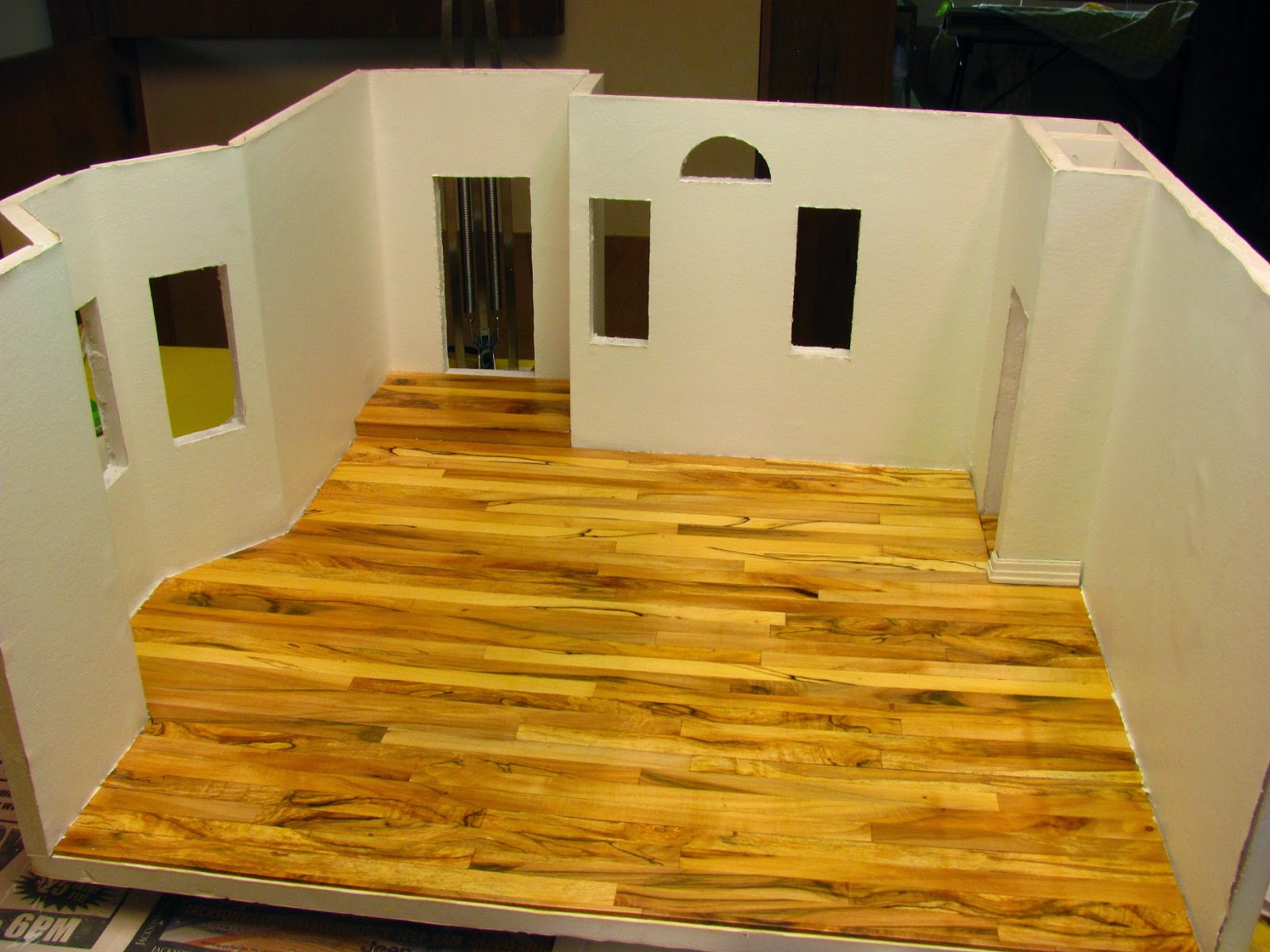 miniature dollhouse windows