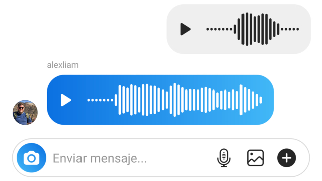 Ahora también puedes enviar notas de voz por Instagram Ahora también puedes enviar notas de voz por Instagram