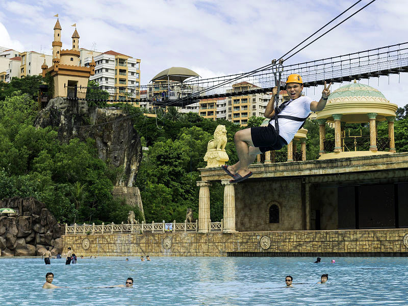 Zip Line Flying Fox Places in Malaysia