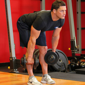 Stiff-Legged Dumbbell Deadlift Stiff-Legged Dumbbell Deadlift