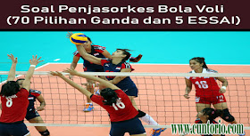 Kumpulan Ilmu Dan Pengetahuan Penting Soal Penjasorkes Perihal Bola Voli 70 Pilihan Ganda Dan 5 Essai