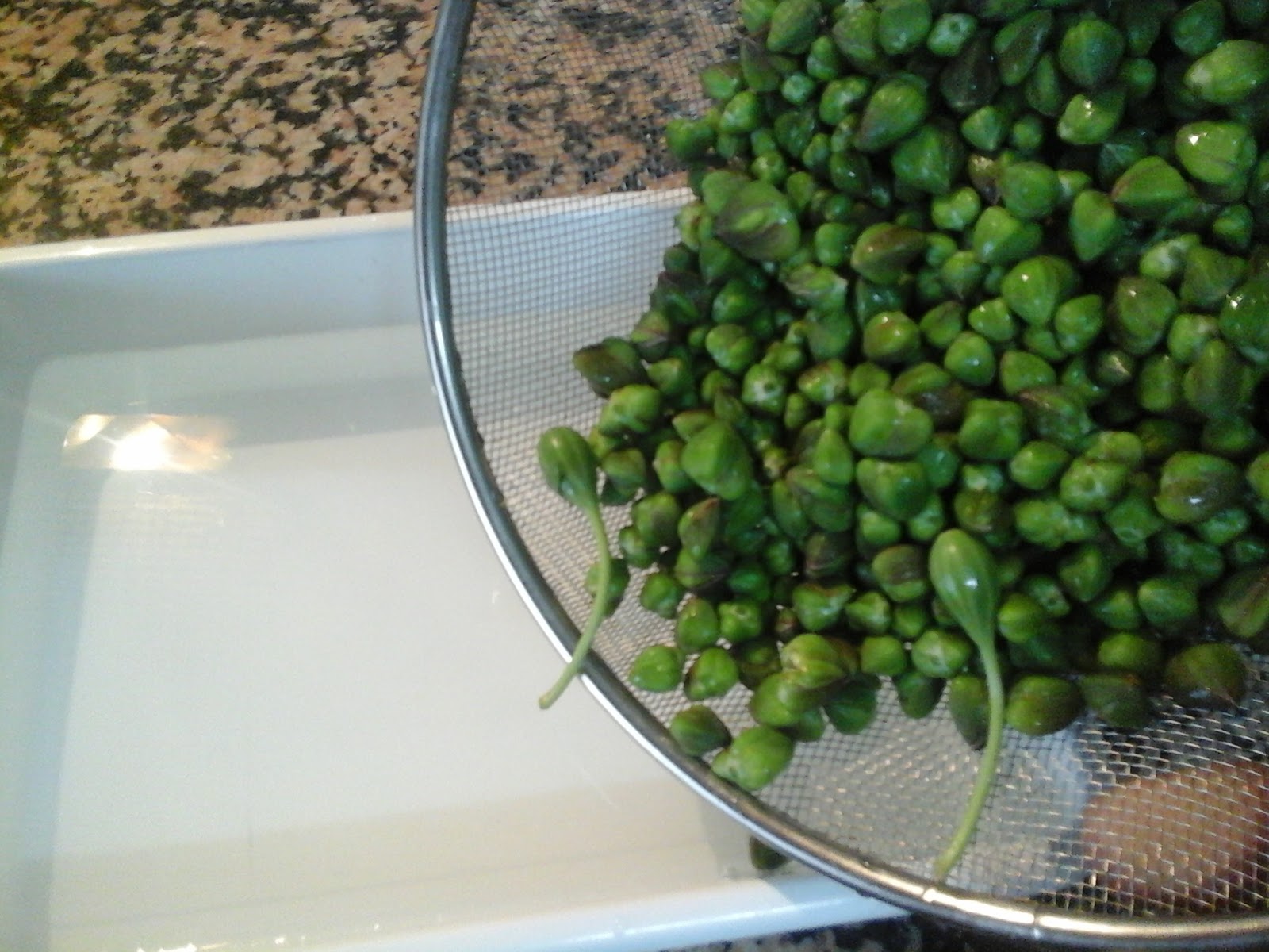 Alcaparras en conserva. Cocinar desde el sentimiento