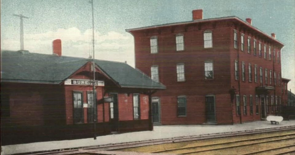 Towns and Nature Bureau Junction, IL Rock Island Depot