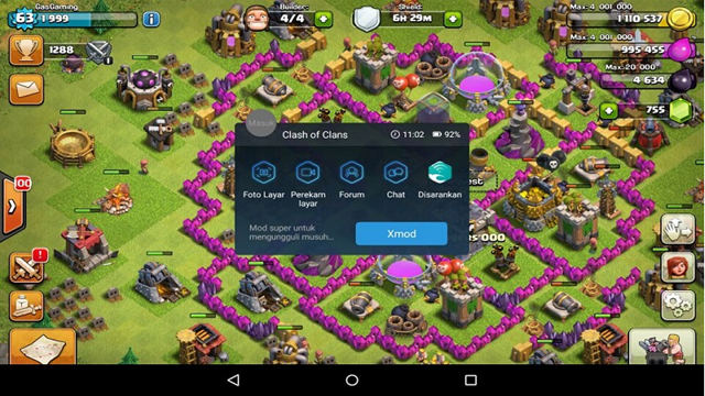 xmodgames coc no root download