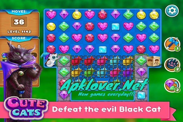 Cute Cats Magic Adventure MOD APK unlimited money Cute Cats Magic Adventure MOD APK