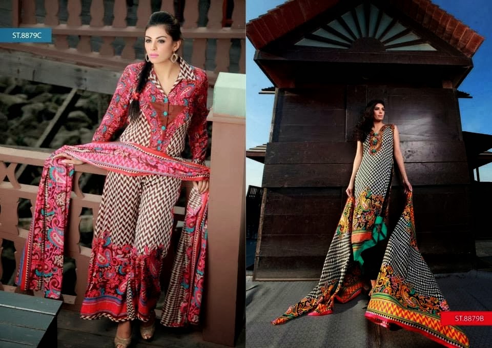 long frocks in lawn