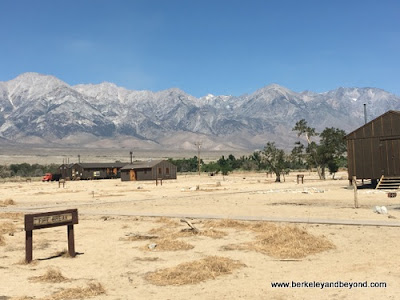 overview of reconstructed buildings at Manzanar National Historic Site in Independence, California overview of reconstructed buildings at Manzanar National Historic Site in Independence, California