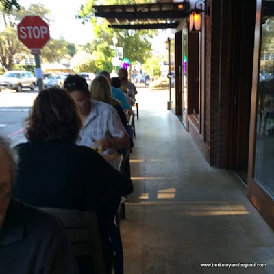 outdoor dining at Picco in Larkspur, California