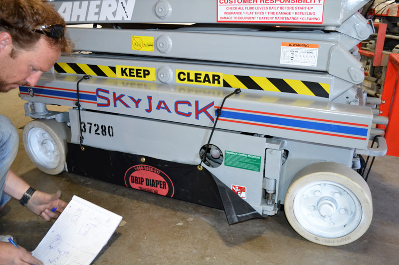 Tiresocks, Inc. New DripDiapers for Narrow Scissor Lifts & Genie