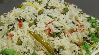 Green Peas Pulao Recipe