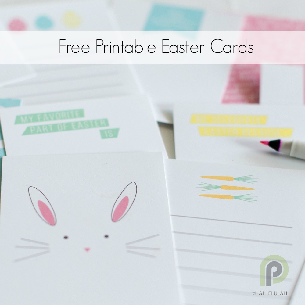 Free Printable Easter Cards Making Life Blissful