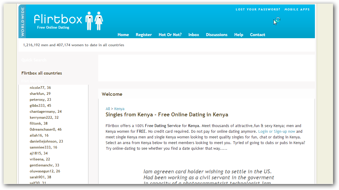 Online-dating-sites kenia