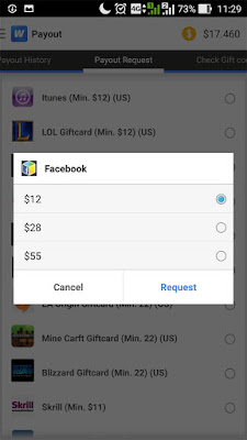 Cara Mendapatkan $12 Facebook Giftcard Gratis
