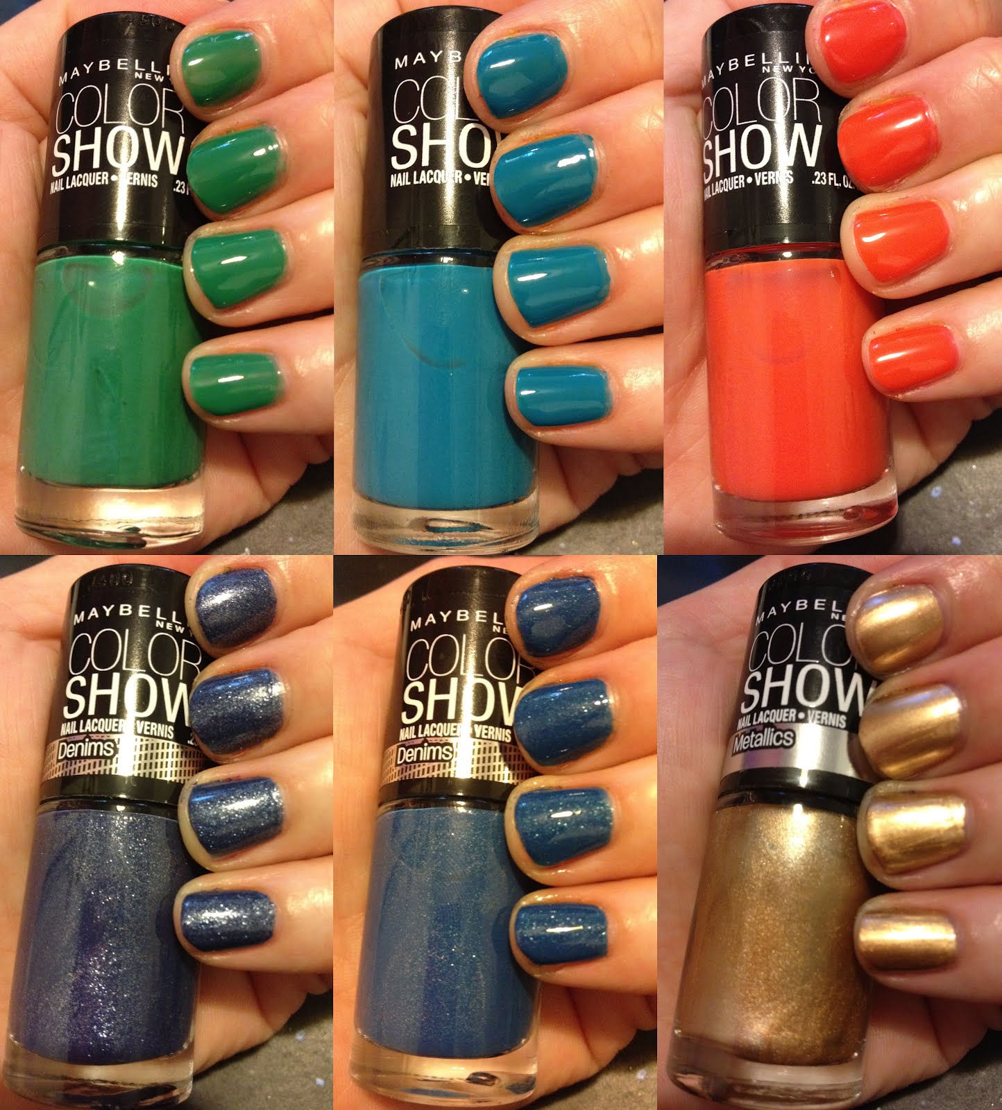 The Beauty Of Life Maybelline Color Show Nail Lacquer Swatches Maybelline Color Show Nail Lacquer Swatches My Top 6 Picks