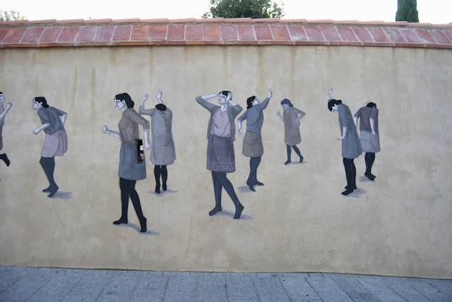Street Art By Hyuro For the first edition of the Perpignan's Biennale in France. 4