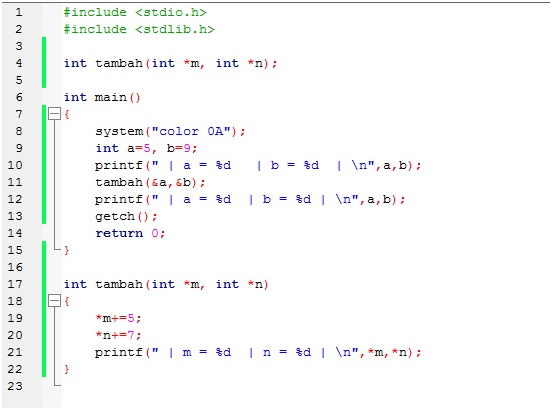 Contoh program pointer bahasa c - bpobeach