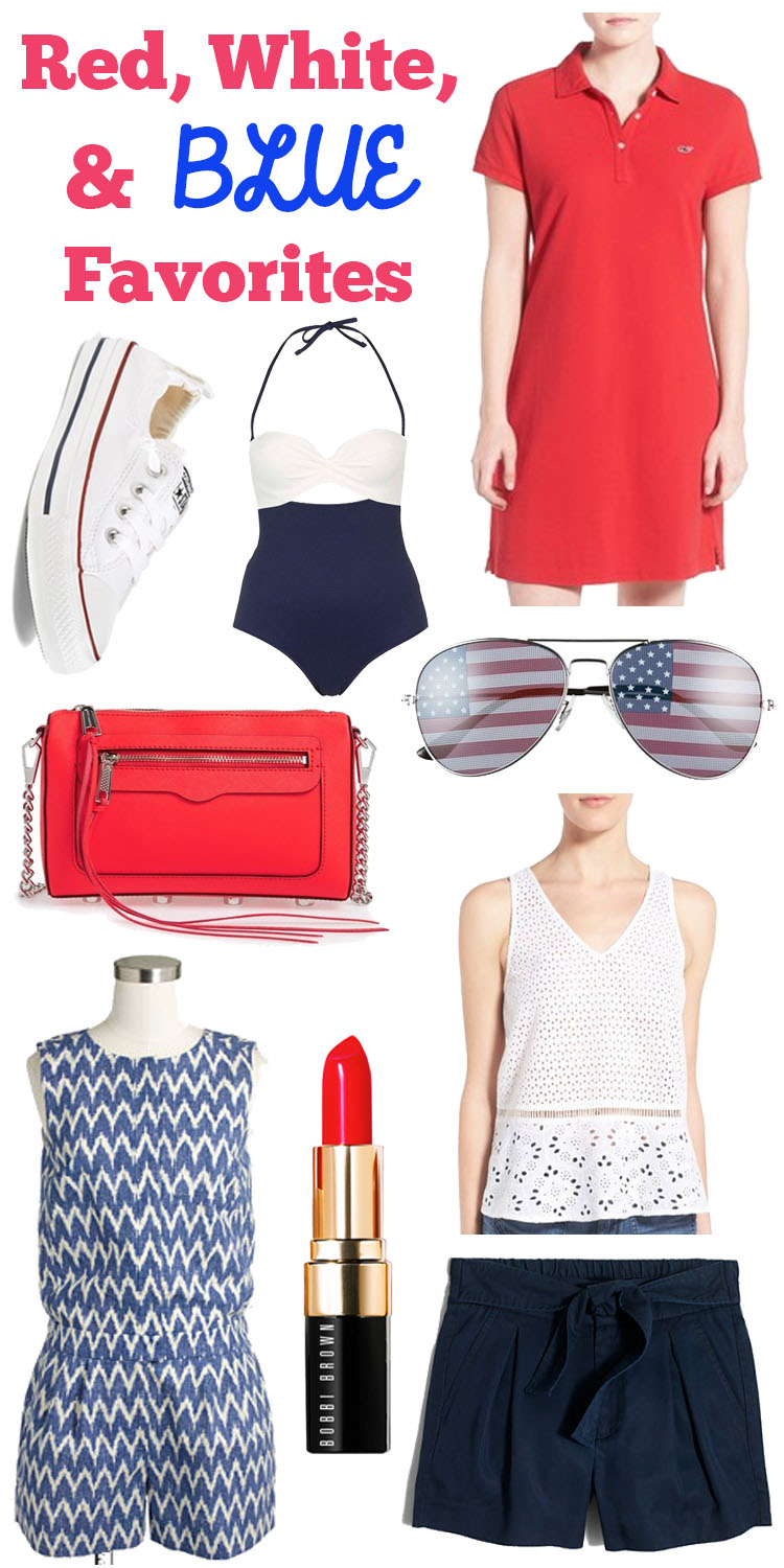 Red, White, & Blue Favorites for 4th of July!