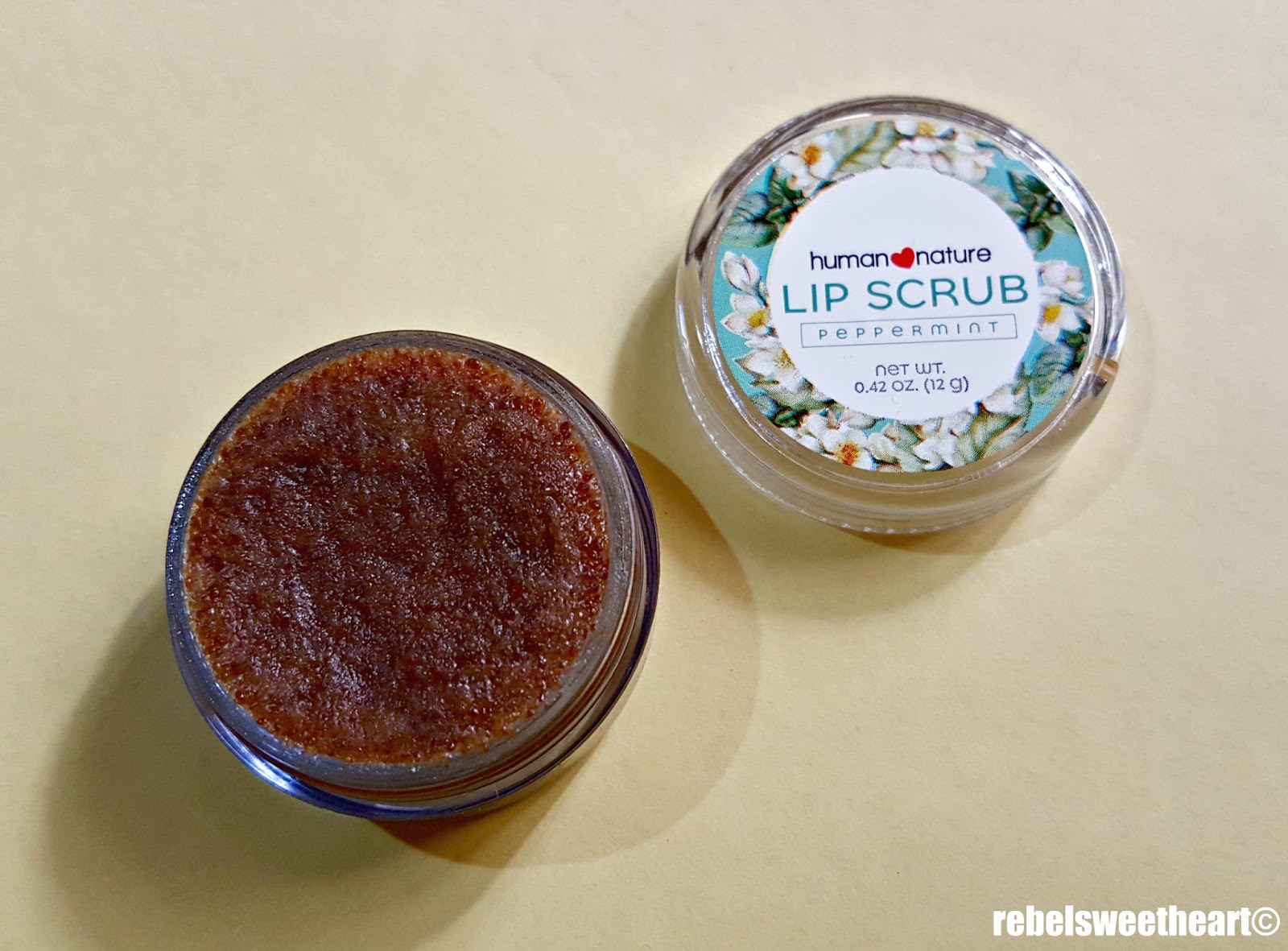 The Rebel Sweetheart. Spotlight Human Heart Nature Natural Lip Scrub.