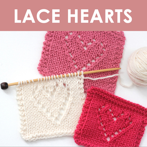 Beautiful Skills Crochet Knitting Quilting How to Knit Lace Hearts