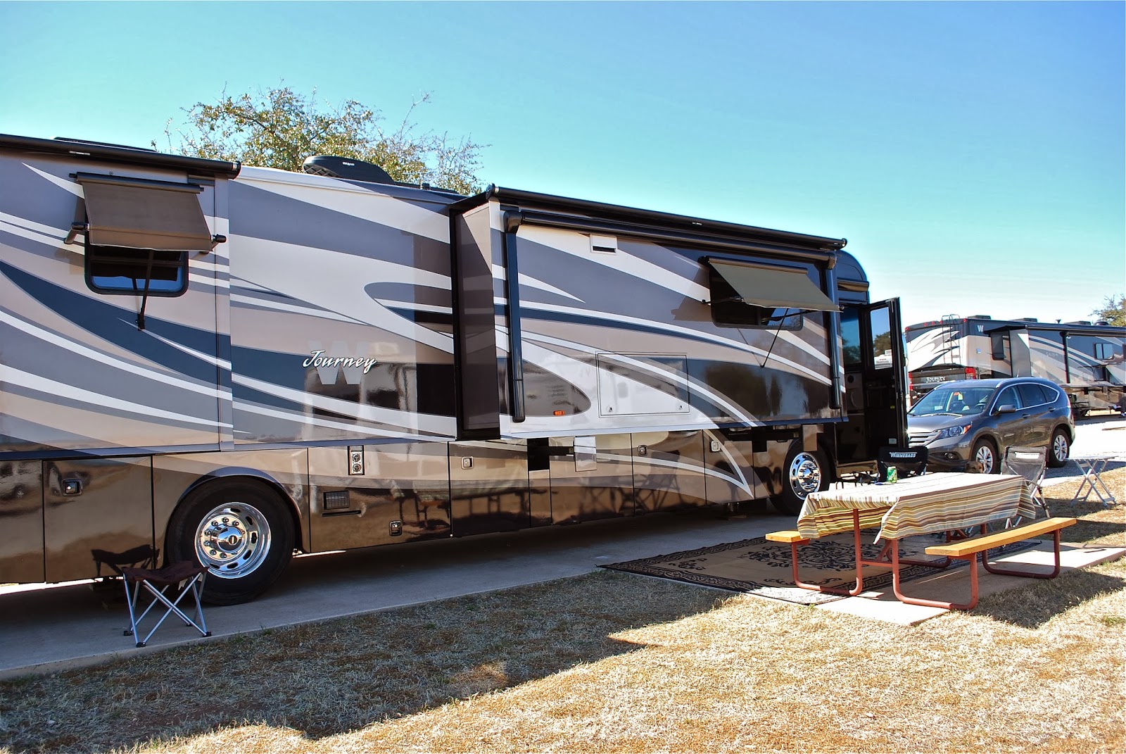 BLUE SKY AHEAD: Sunset Point RV Resort, Texas