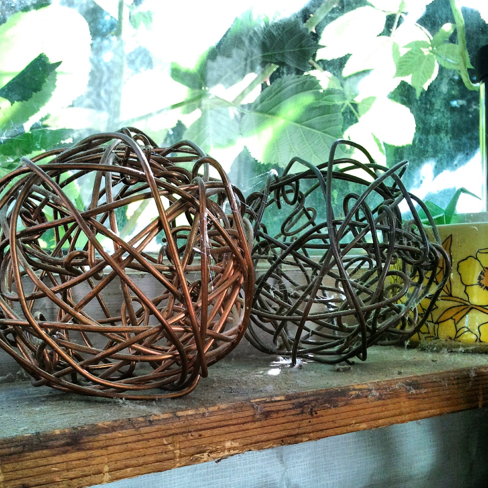 Encased in Concrete Wire Balls