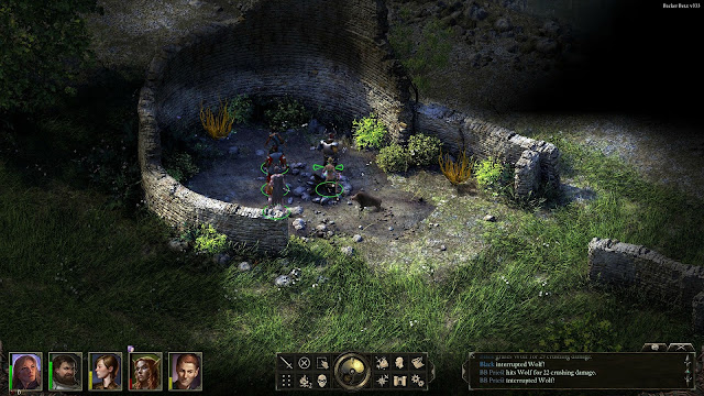 Pillars of Eternity II Deadfire - finding the boar companion in the tower ruins of Dyrford Crossing