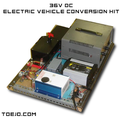 toejo - electric vehicle conversion kit - 36v assembled