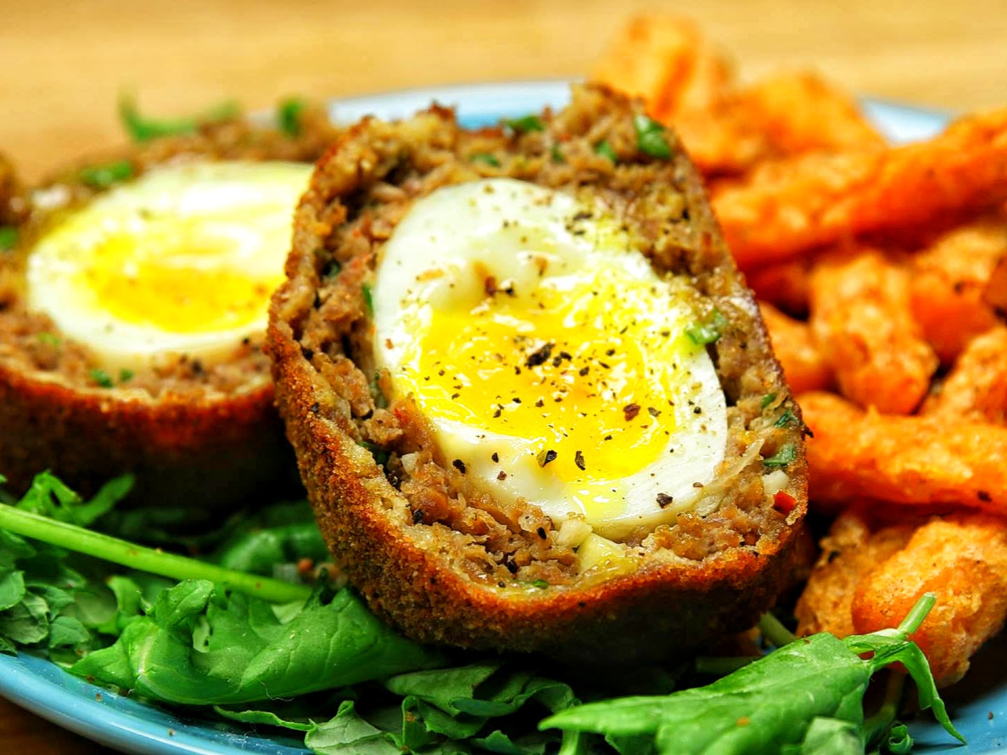 SausageWrapped Soft Boiled Egg (Scotch Egg)