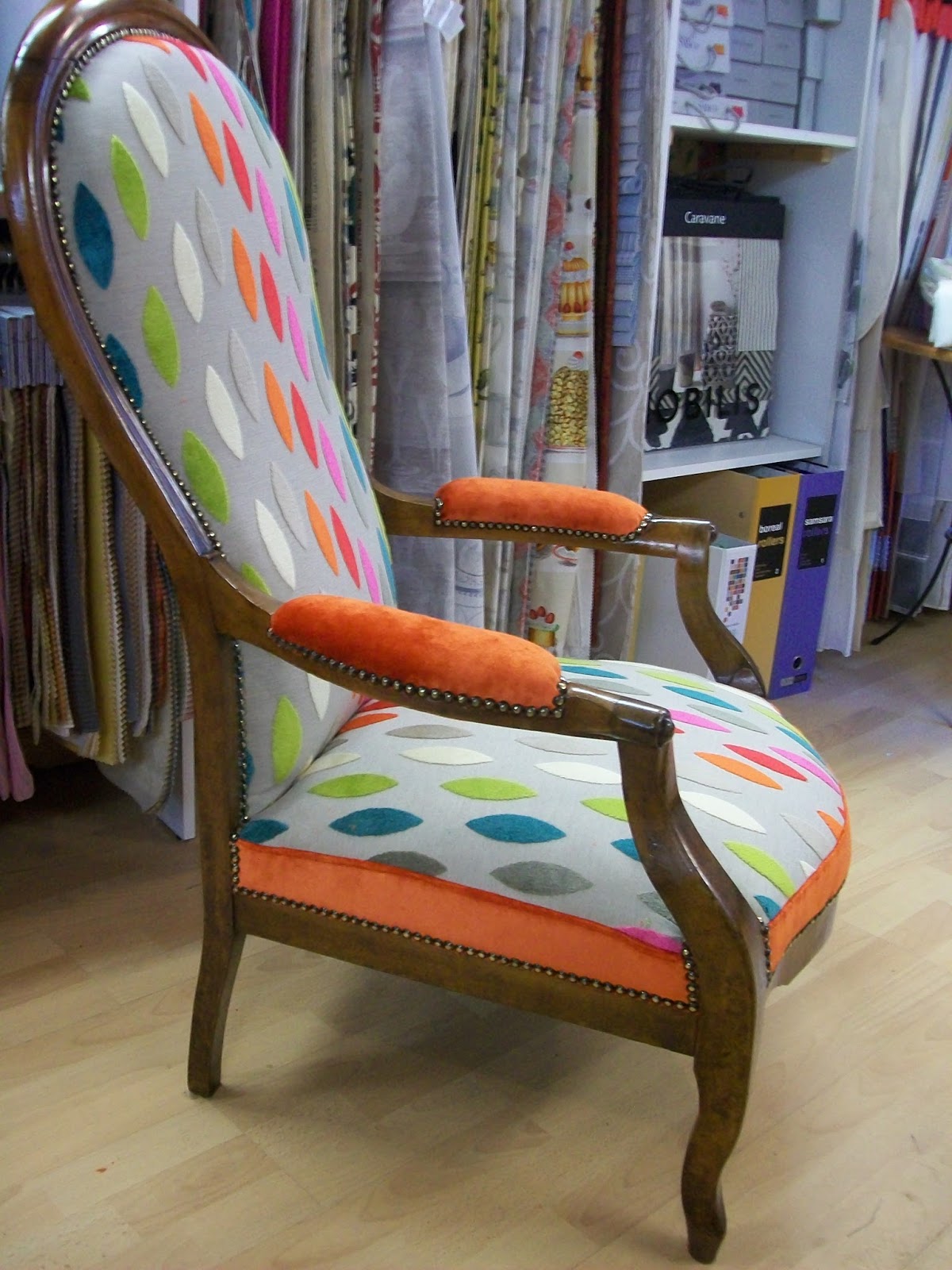 l'atelier.créa: Fauteuil Voltaire Relooker