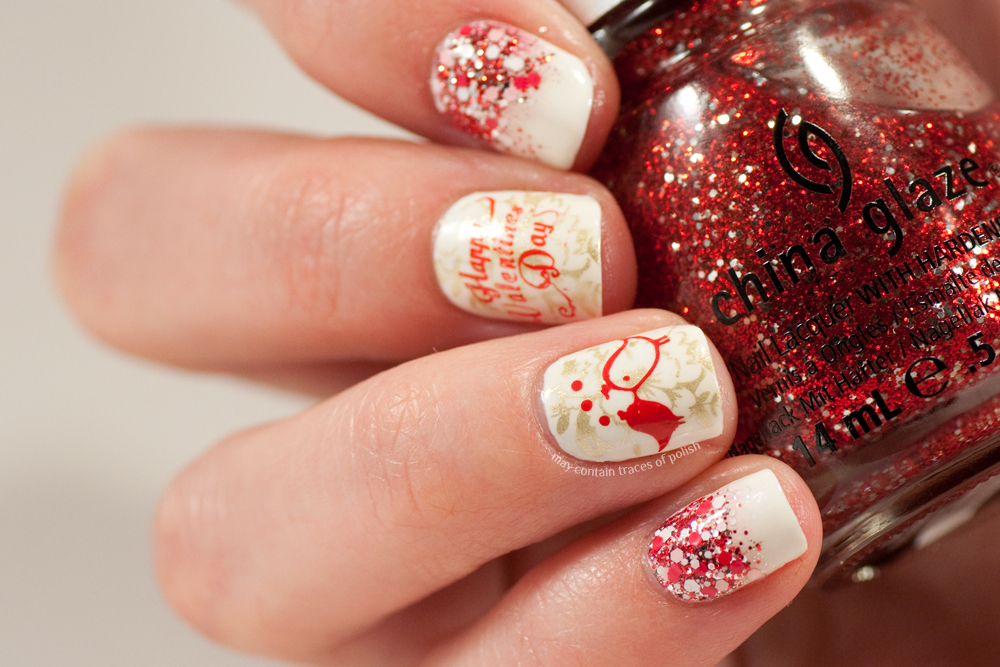 Week Of Love Valentine's Nail Art Challenge: Kisses - Kerruticles