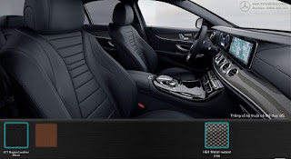 Màu nội thất Mercedes E300 AMG 2016 nhập khẩu Nội thất Mercedes E300 AMG 2016 nhập khẩu màu Đen 811
