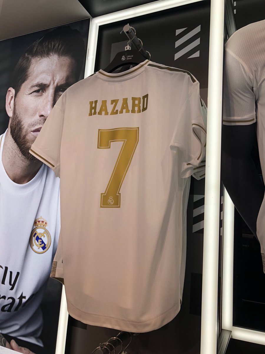 Real Madrid Shirt 2019-2020 Hazard Brand New Champions League Home 