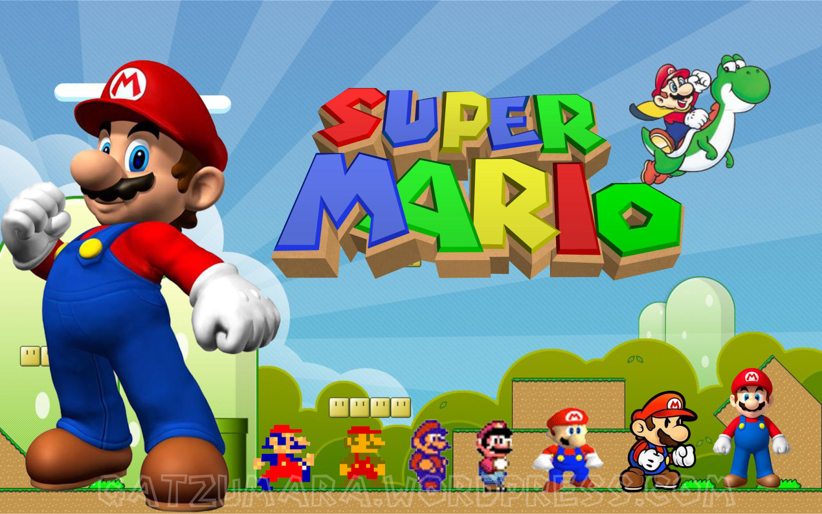 Galeri Sketsa Gambar Mario Bros Terbaru Repptu