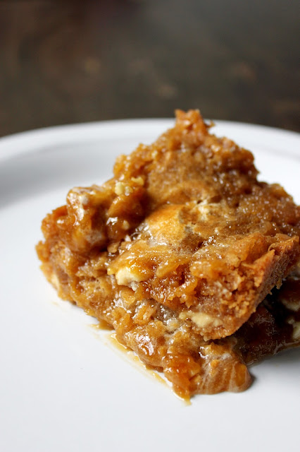 Butterscotch Marshmallow Blondies by freshfromthe.com