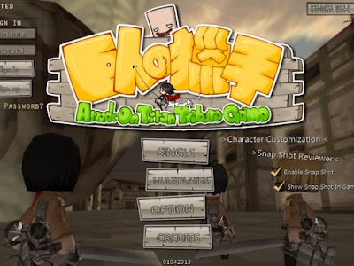 Attack on Titan The Tribute APK Game Free Download