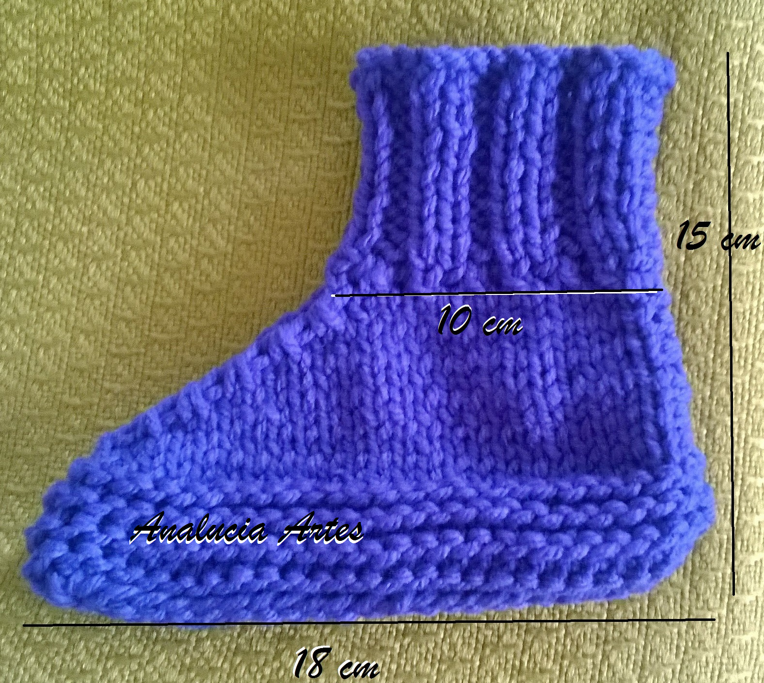 Receita Sapatilha De Trico Adulto Em Crochê Para Sapatinho De LÃ