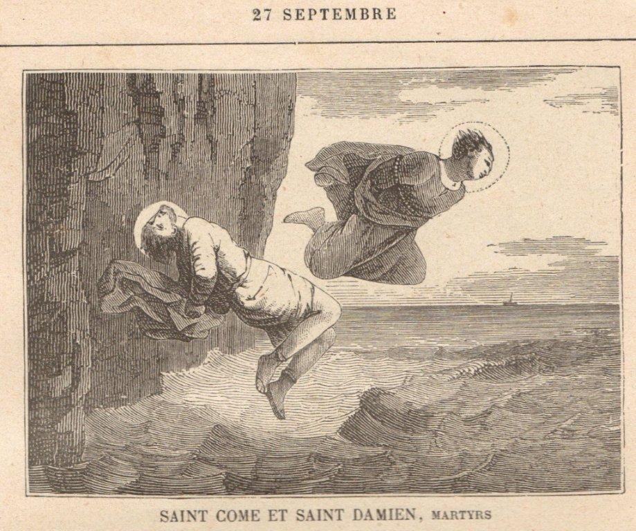 ICONOGRAPHIE CHRÉTIENNE Saint CÔME et saint DAMIEN, martyrs