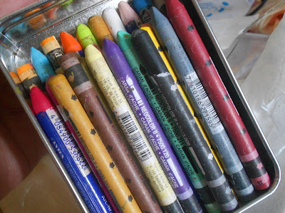 water color crayons