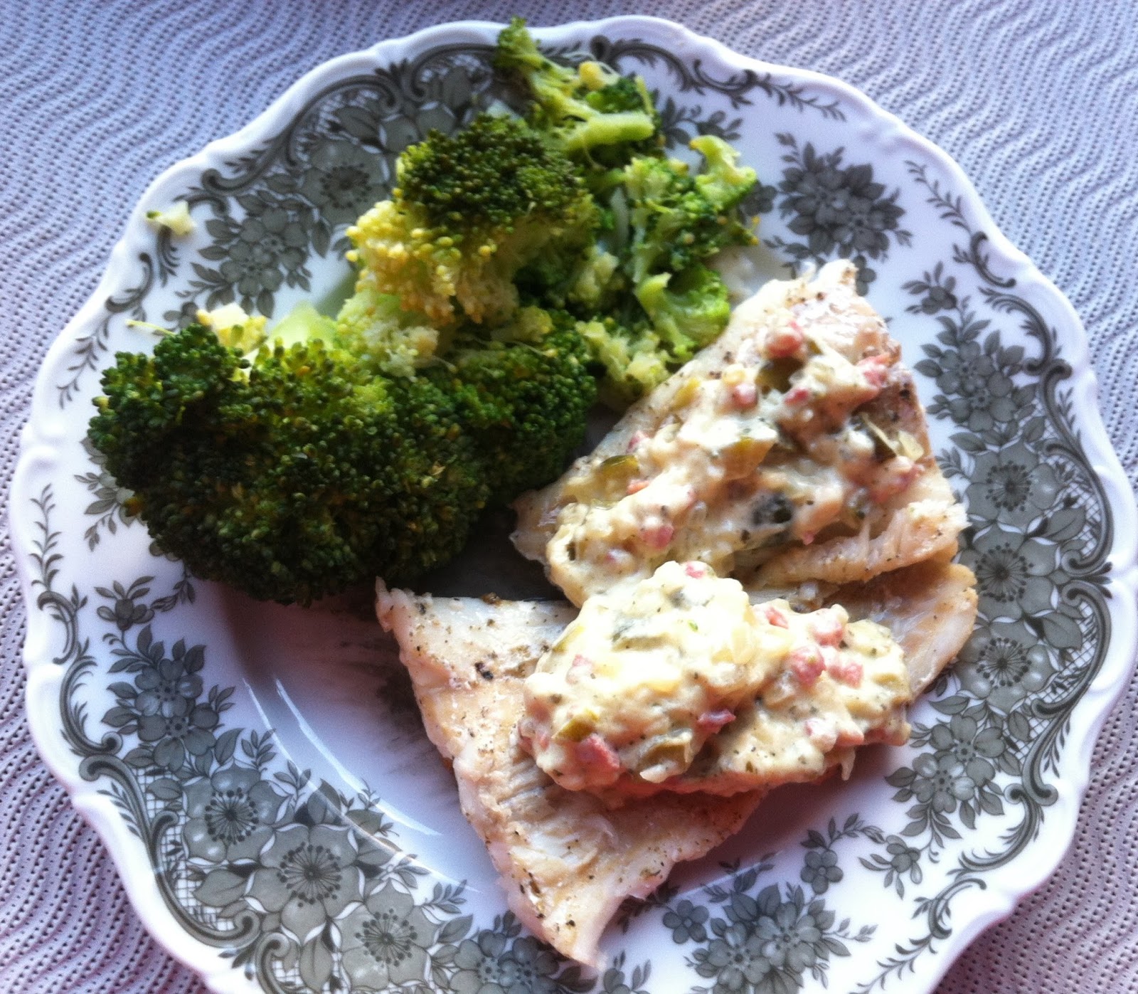 Wessels low carb Welt: Kabeljaufilet mit würzigem Senf-Topping