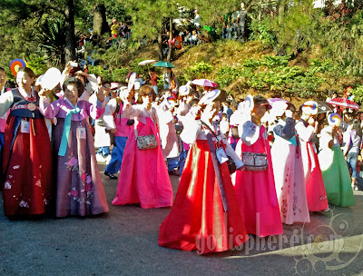 Koreans in their Traditional Costume