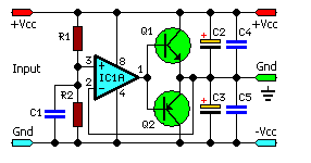 Electronics Circuit Application : Dual rail Variable DC Power Supply