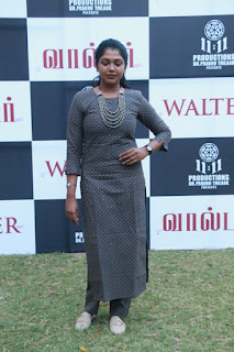 Actress Riythvika in Walter Movie Pre Release Event